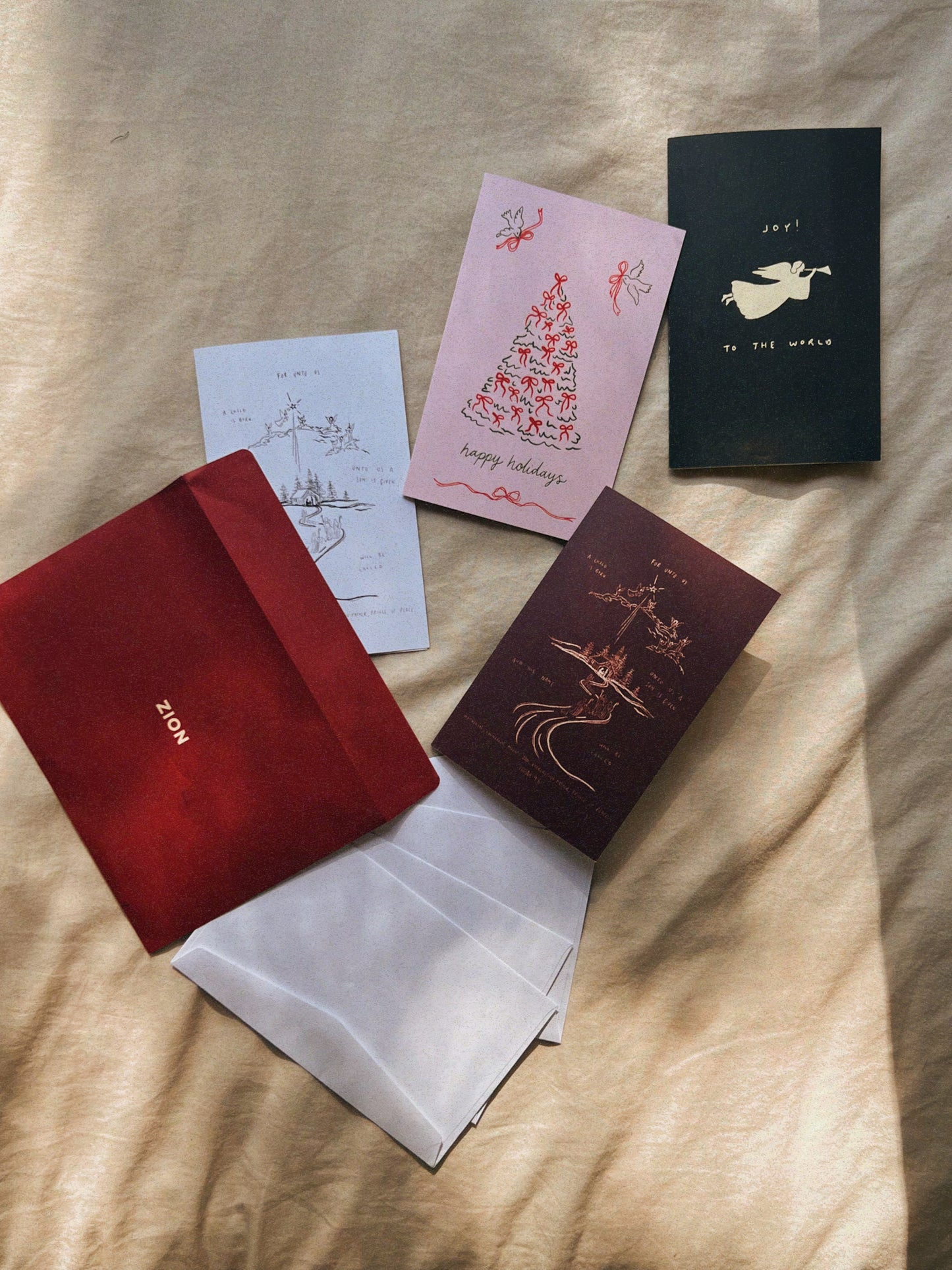 christmas cards - pack of four