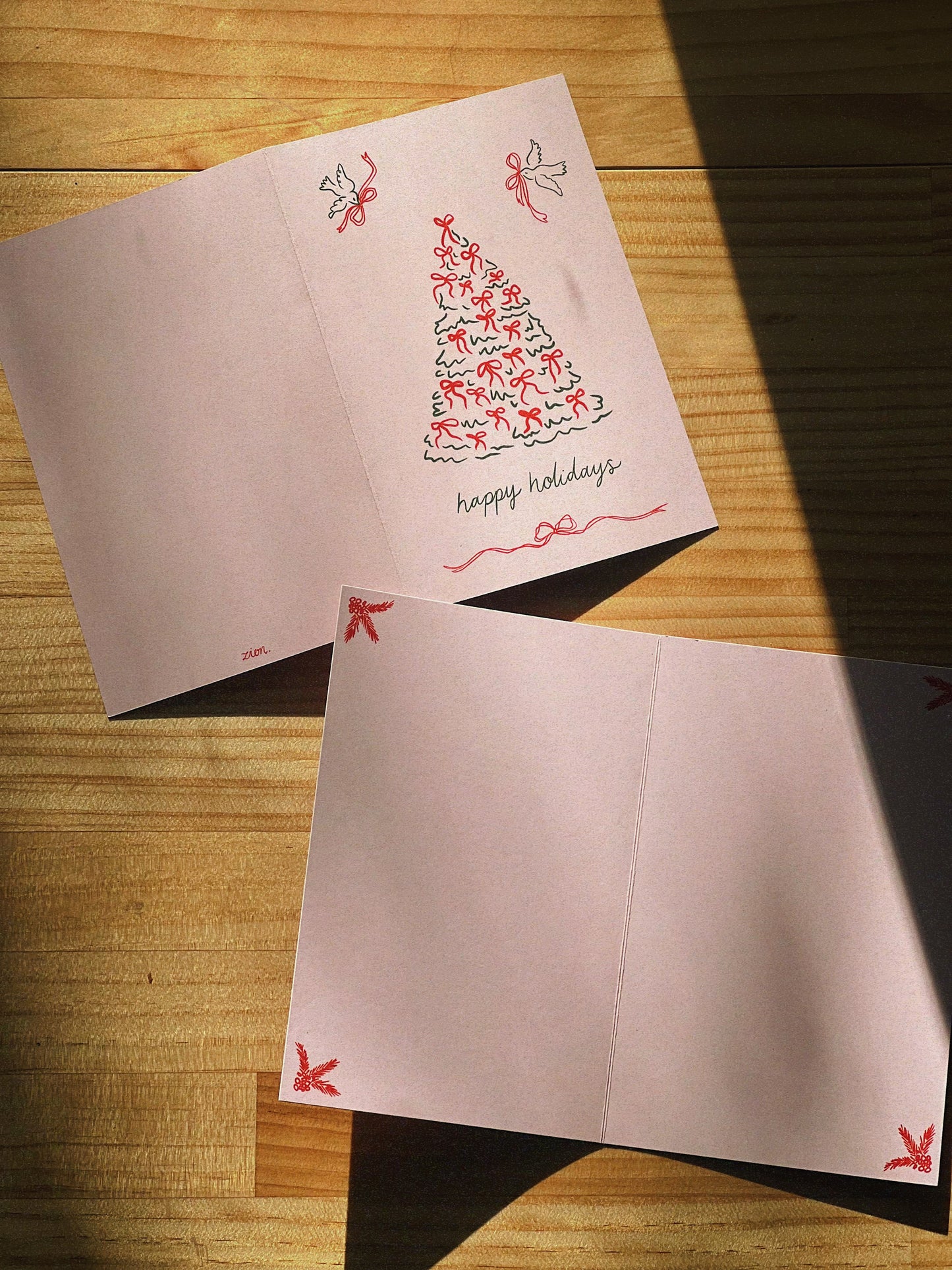 christmas cards - pack of four