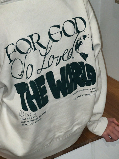 ‘John 3:16’ - half zip crew
